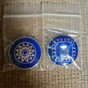 Lot of 2 30mm Style Dots Statement Snaps